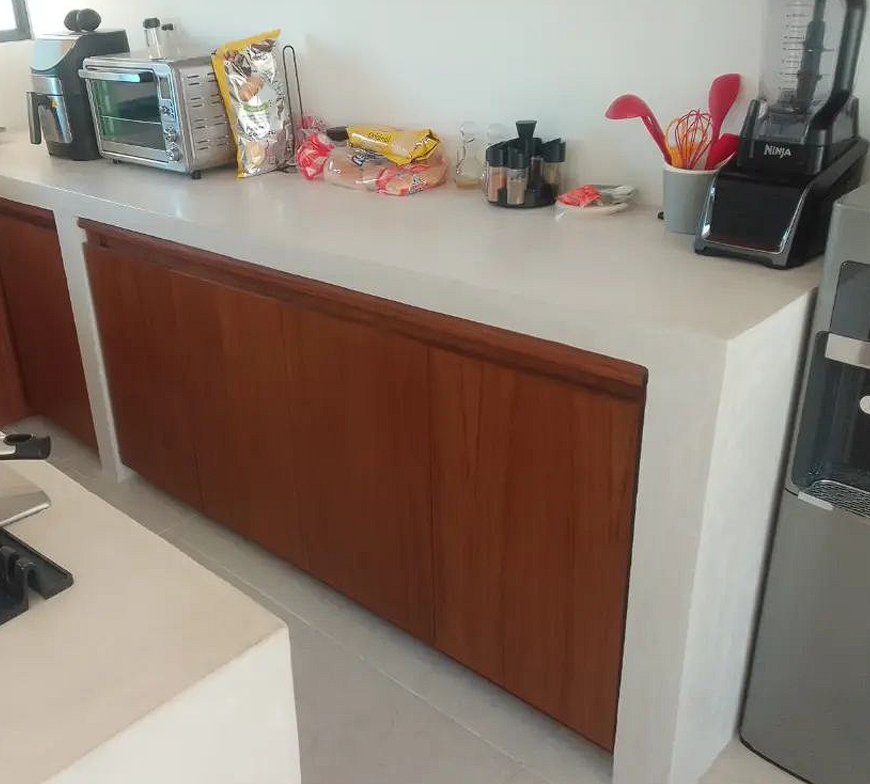 Cajonera de Cocina con Acabado en Madera Mexico
