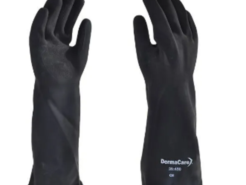 Guantes de latex en Chimalhuacán