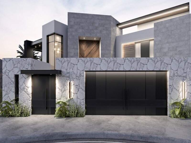 Diseño de fachada residencial