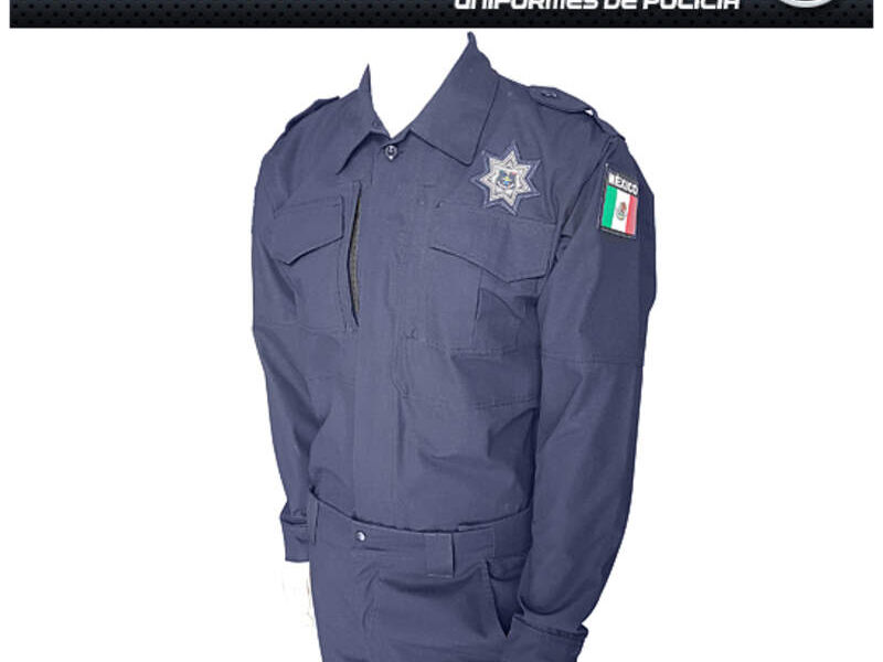 Uniforme de policía en La Paz