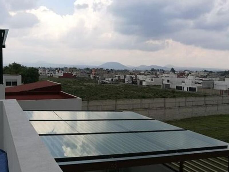 Roof garden con Cristal tintex 