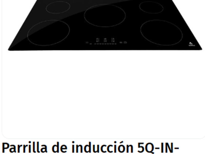 parrilla induccion  mexico