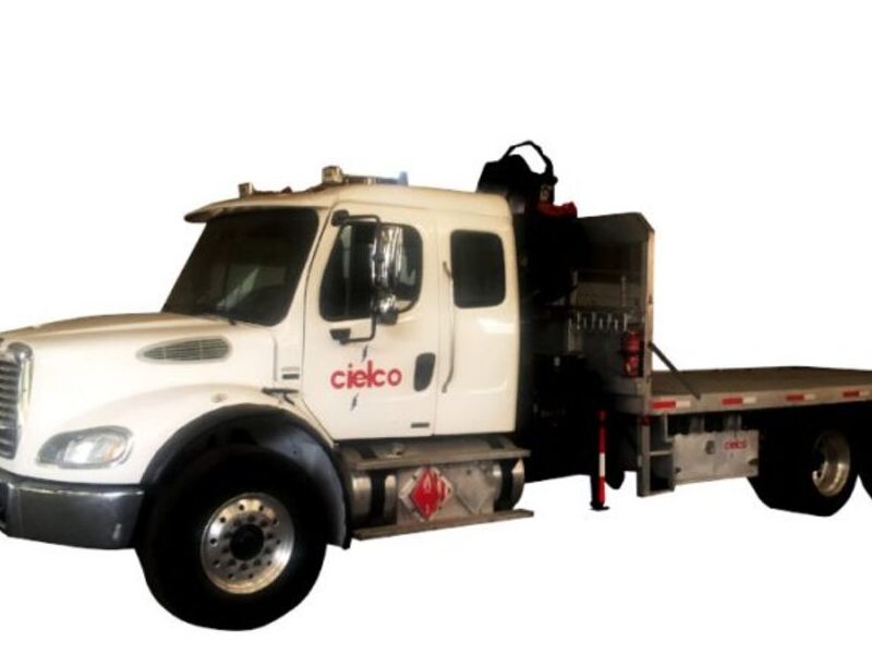 Grúa Hiab 144B-CL sobre camión Tlalnepantla