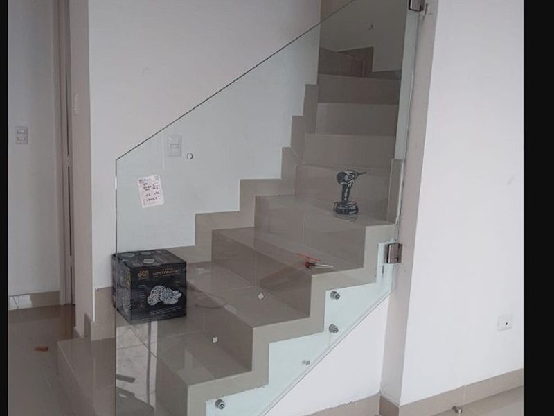 Barandal en cristal en Monterrey