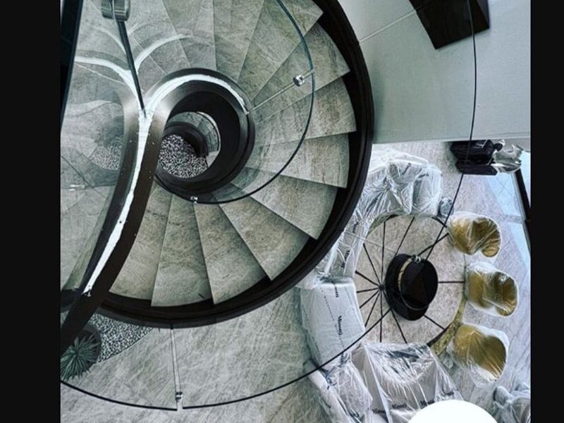 Barandales forma espiral en Monterrey