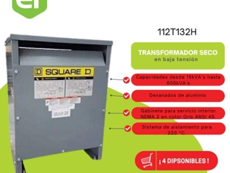 Transformador Seco Square D 480-220/127V