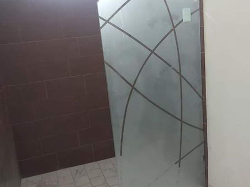 cancel para ducha corrediza esmerilado 