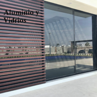 Puerta Aluminio Negro En Iztapalapa - Construex México