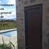 Ventanas en general de aluminio y pvc