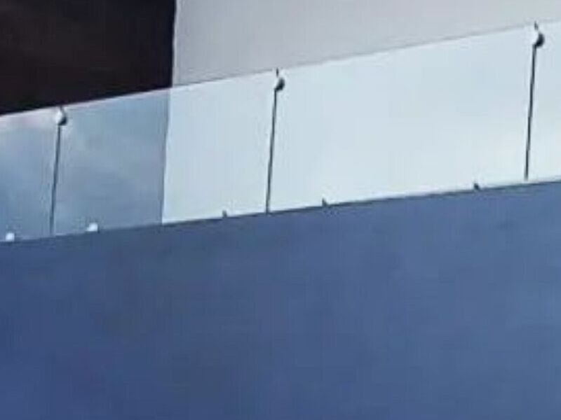 Barandal de cristal  9.5mm en Monterrey