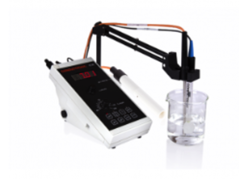 Medidor para mesa, de pH y temperatura