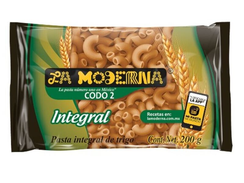 Pasta Codo Integral La Moderna en Toluca