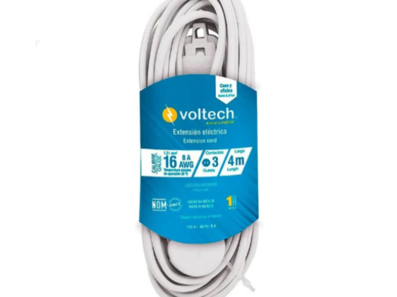 Extensión eléctrica doméstica Voltech Mexico