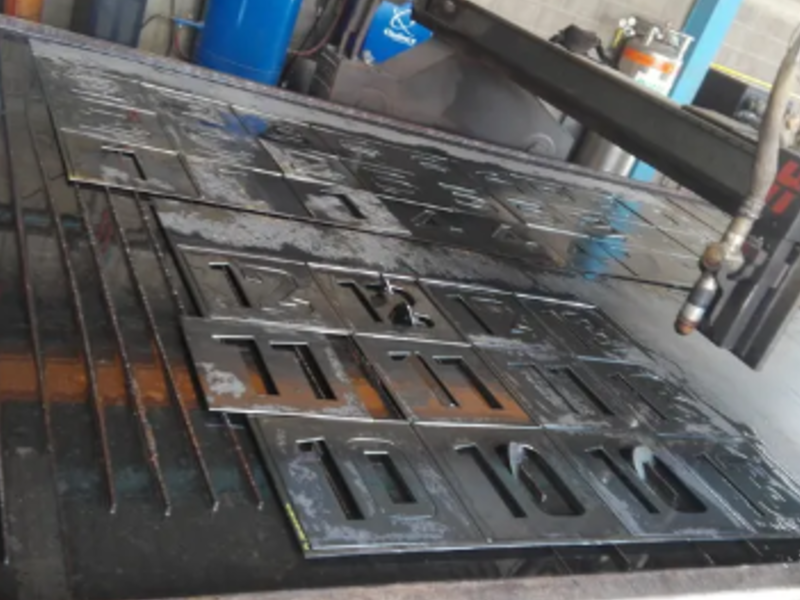 Corte de placa con plasma CNC San Luis Potosí