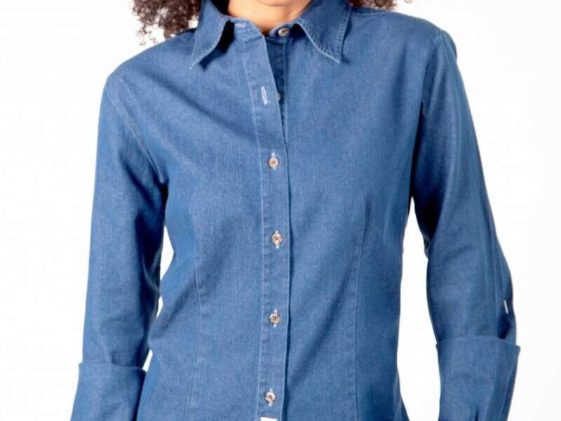 Blusa de Mezclilla Manga Larga en Nuevo León
