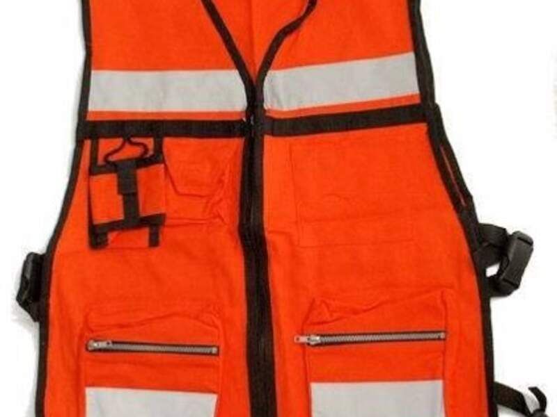 Chaleco brigadista en Iztapalapa