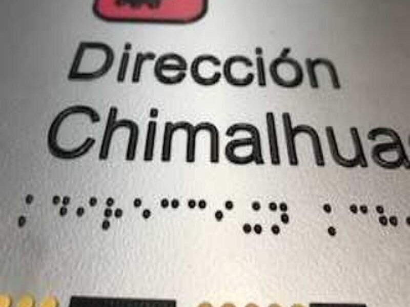 SEÑALIZACIÓN BRAILLE