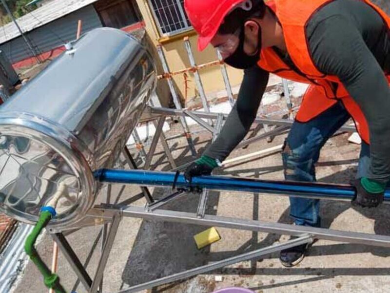 INSTALACIÓN DE CALENTAMIENTO SOLAR ATLIXCO