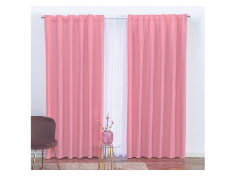 Cortina Decorativa Neo Rosa Merida