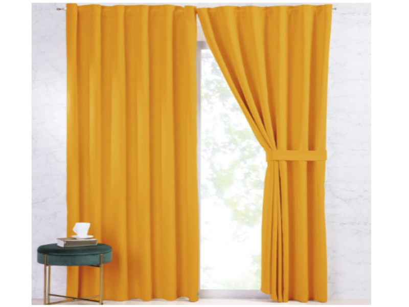Cortina Decorativa Neo Mostaza Merida