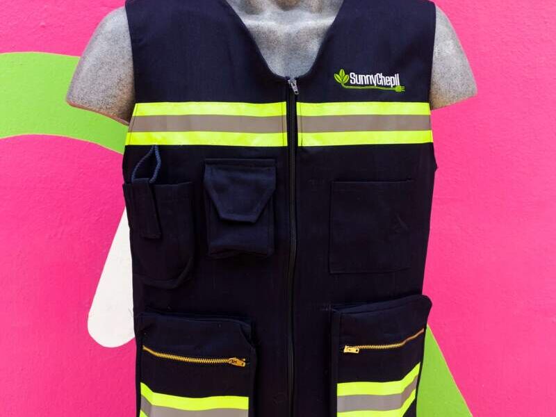 Chaleco brigadista personalizado en Oaxaca