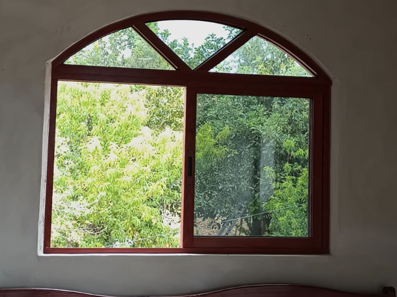 Ventana Aluminio Grande Negro México