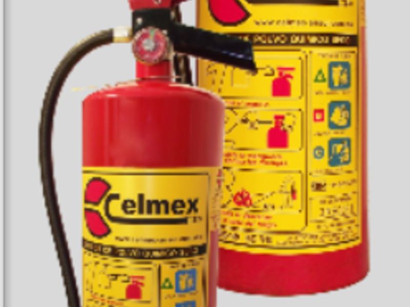 Extintor Portátil Presión Contenida 4-9 KG MX