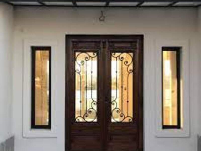 Puertas dobles entradas en Mezquitilllo