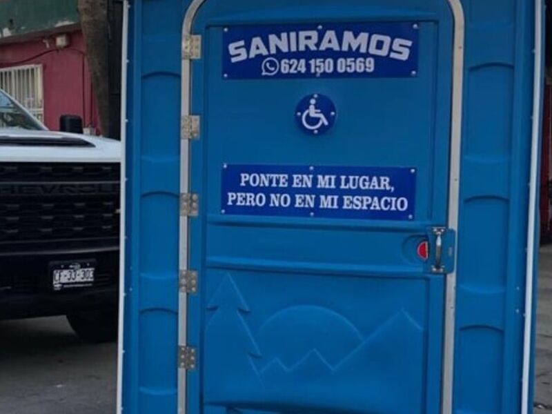 Baño Portátil Sani Ramos en Los Cabos 