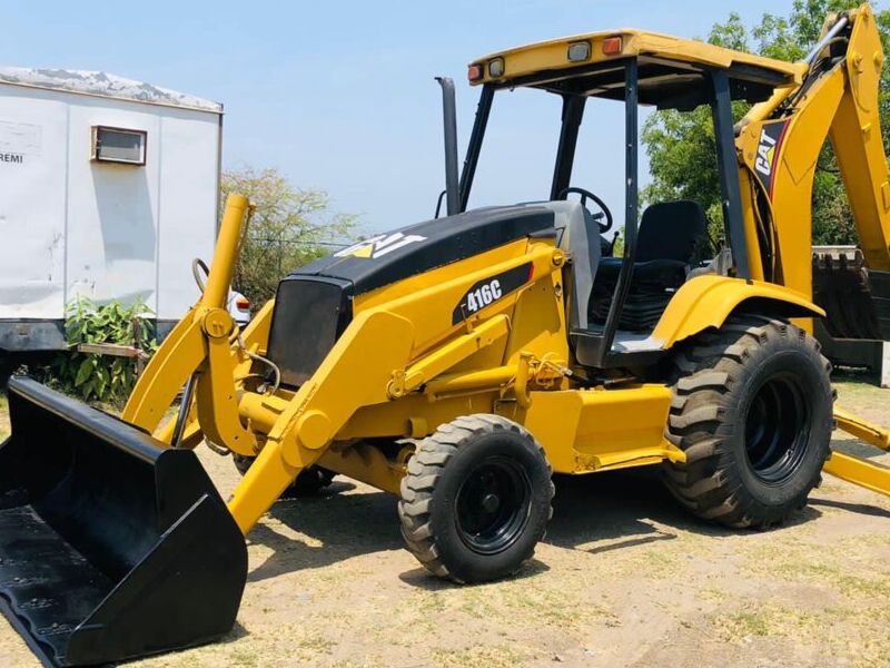 Retroexcavadora Caterpillar Colima Mexico 