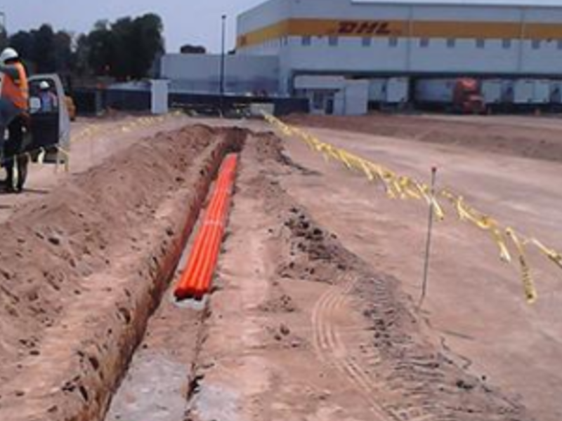 Obra civil eléctrica Edo Mex 