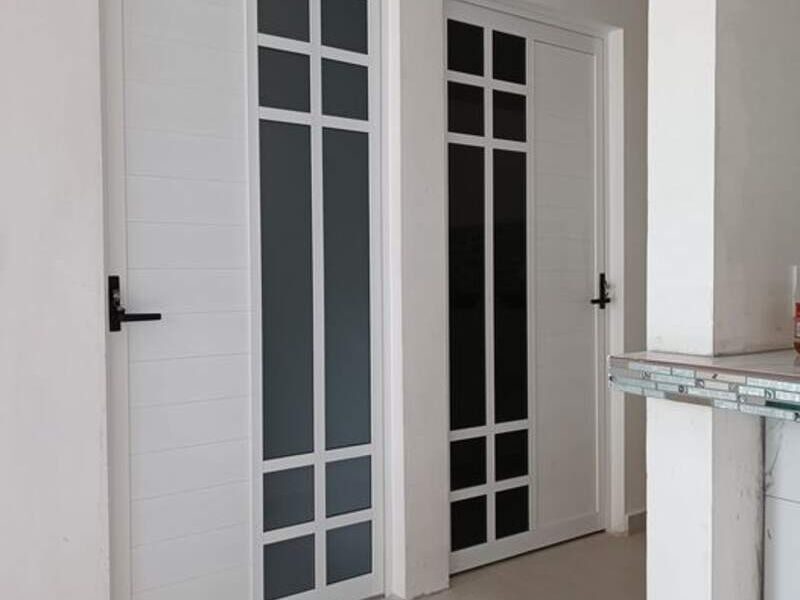 Puerta de aluminio modernas en México