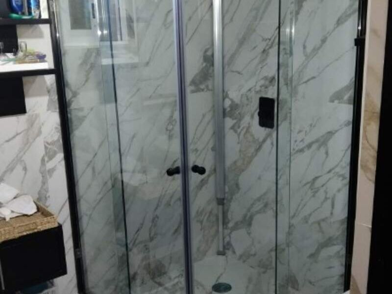 Cancel de aluminio para baño en Tecámac