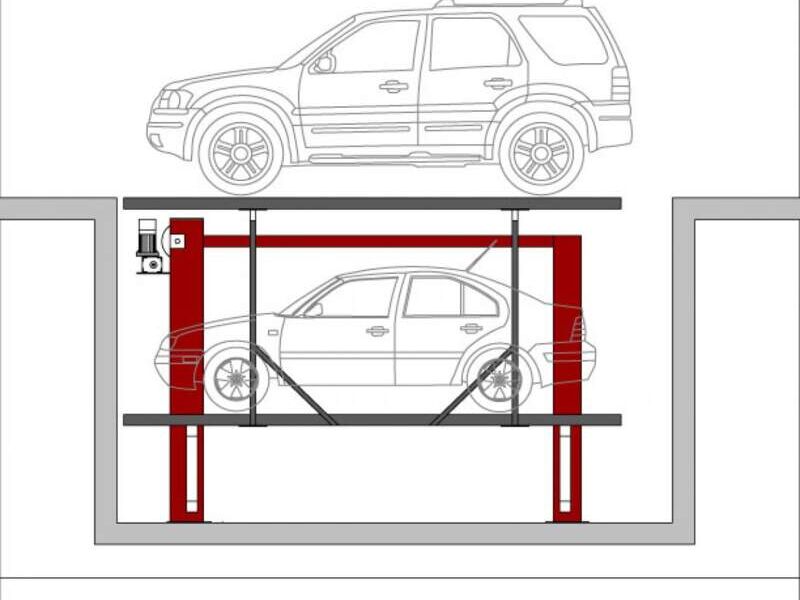 Elevador de autos CL- Foso TI México