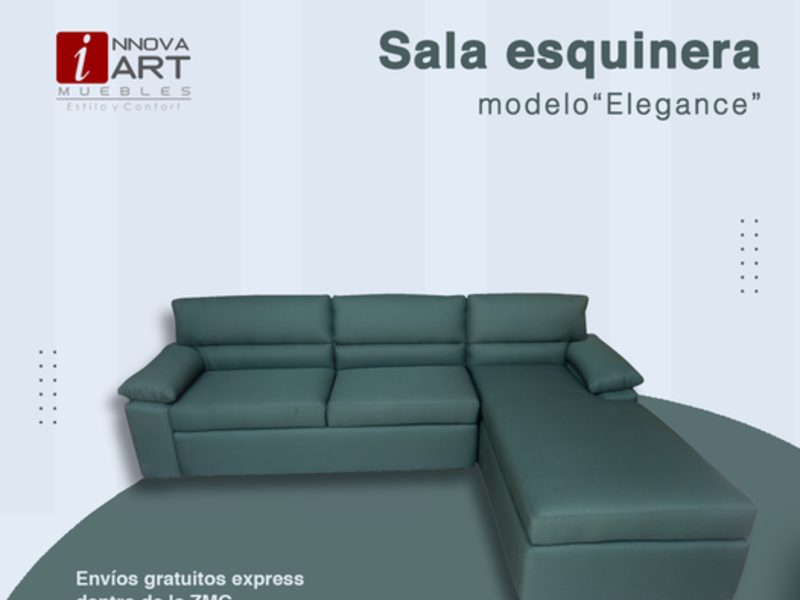 Sala esquinera L elegance 