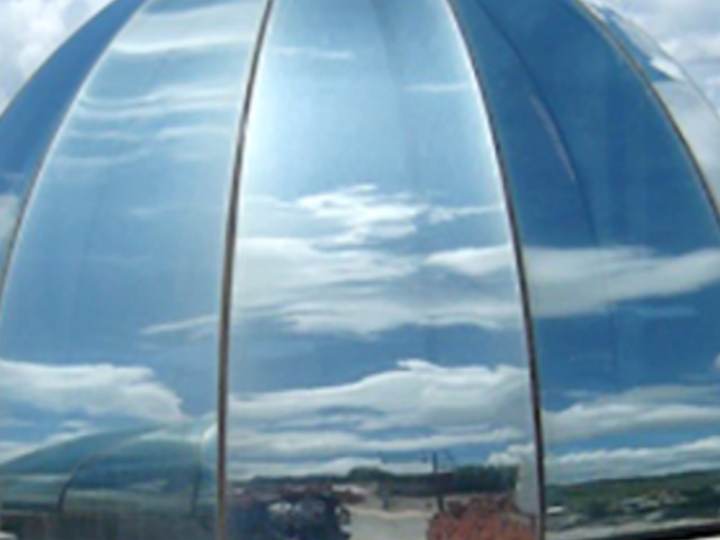 Cúpula en cristal templado San Miguel Contla.
