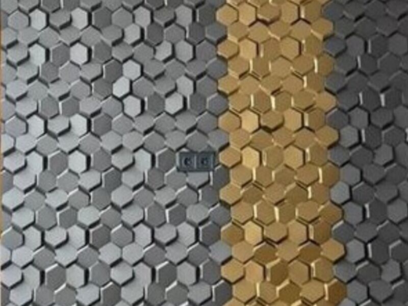 Paneles 3D hexagonales 