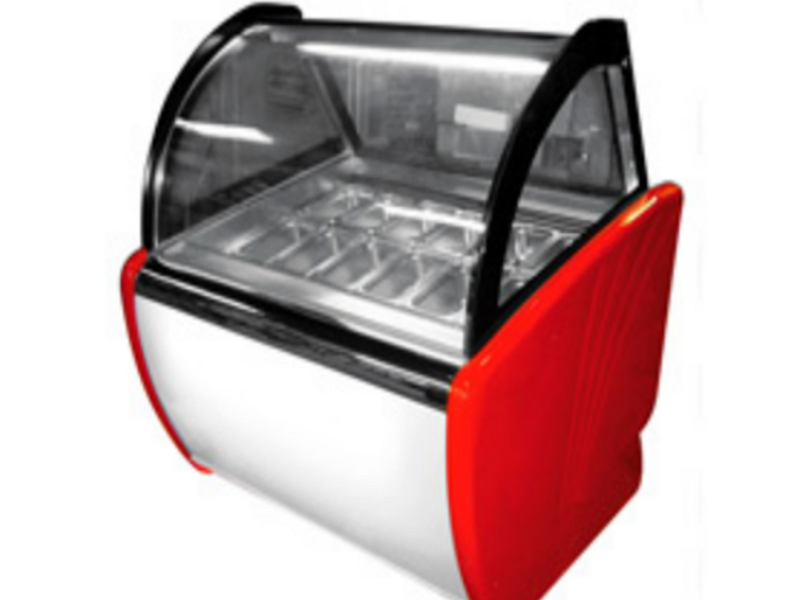 Conservador de helados rojo Hidalgo