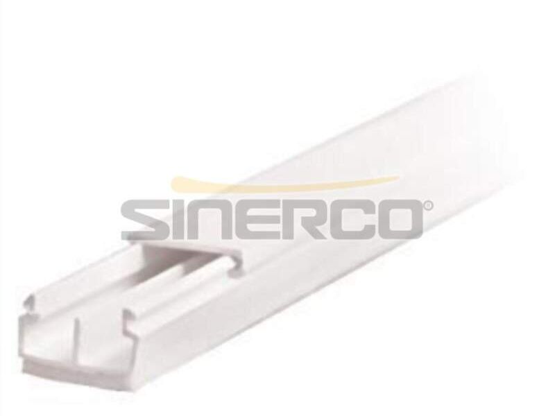 CANAL 20X10 2.50 ML BLANCO 2 VIAS