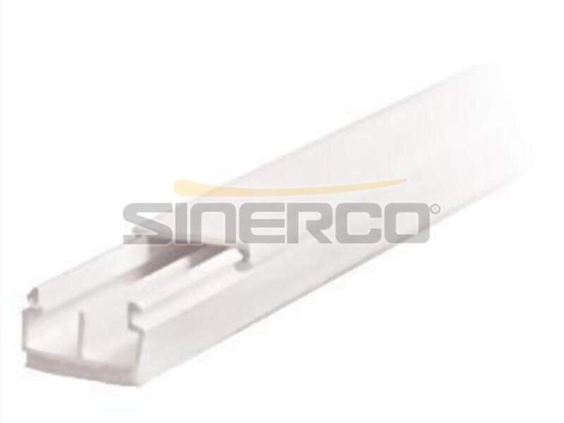 CANAL 20X10 2.00 ML BLANCO 2 VIAS 