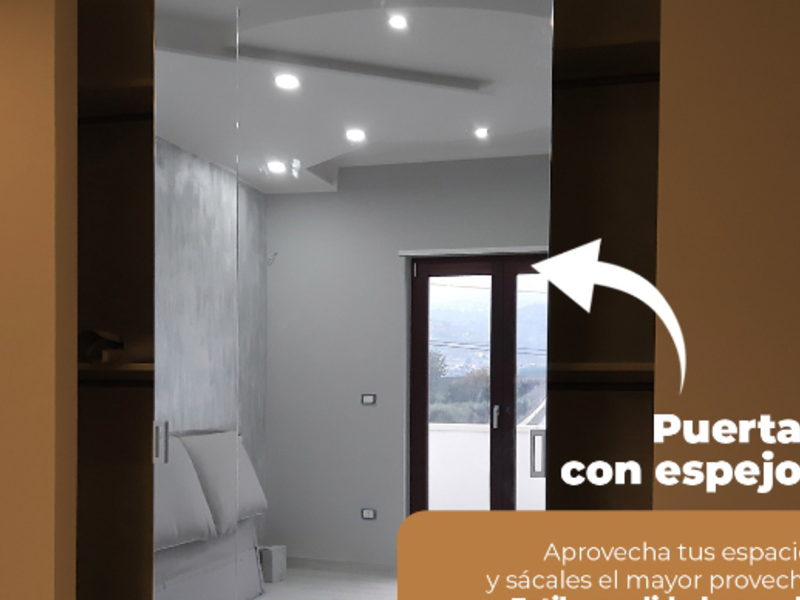 Puerta con espejo Torreón Coahuila