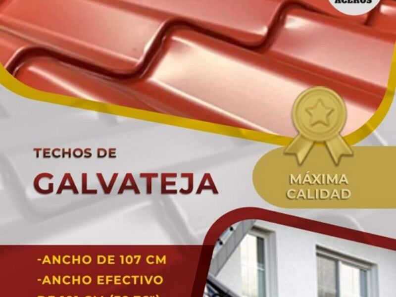 Lámina Galvateja de Acero techos en Monterrey