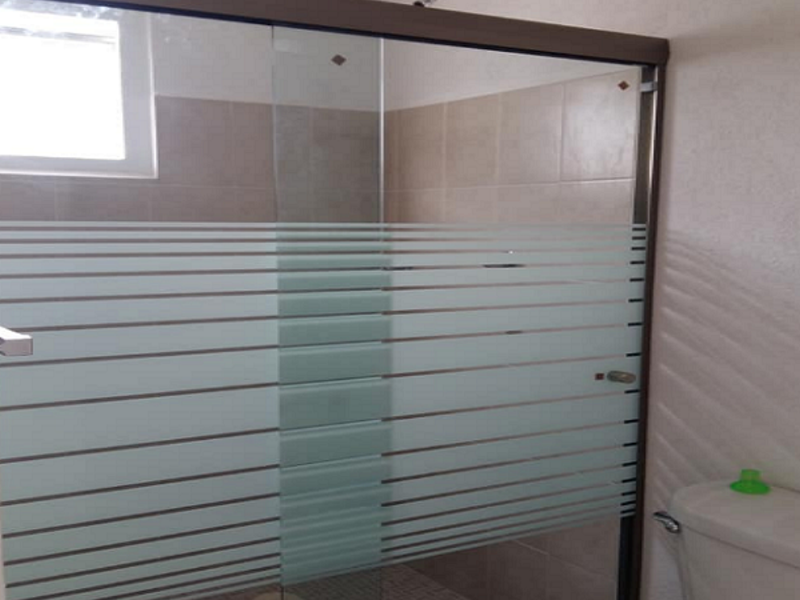 Cancel de Baño en vidrio templado Michoacán
