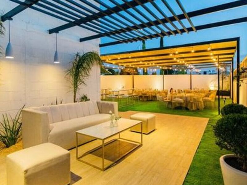 terraza y salón para eventos