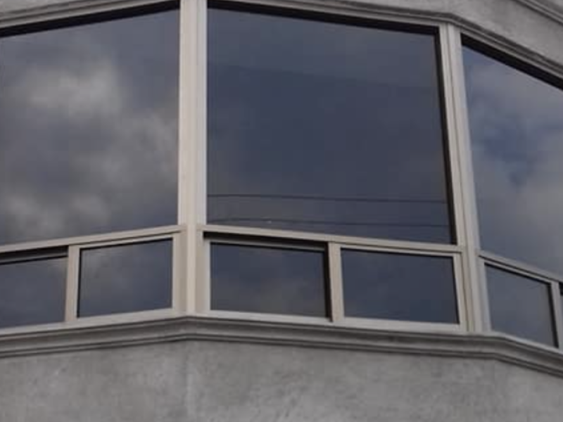 Ventana Aluminio Grande Negro México