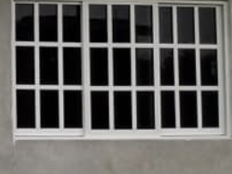 Ventana Aluminio Grande Negro México