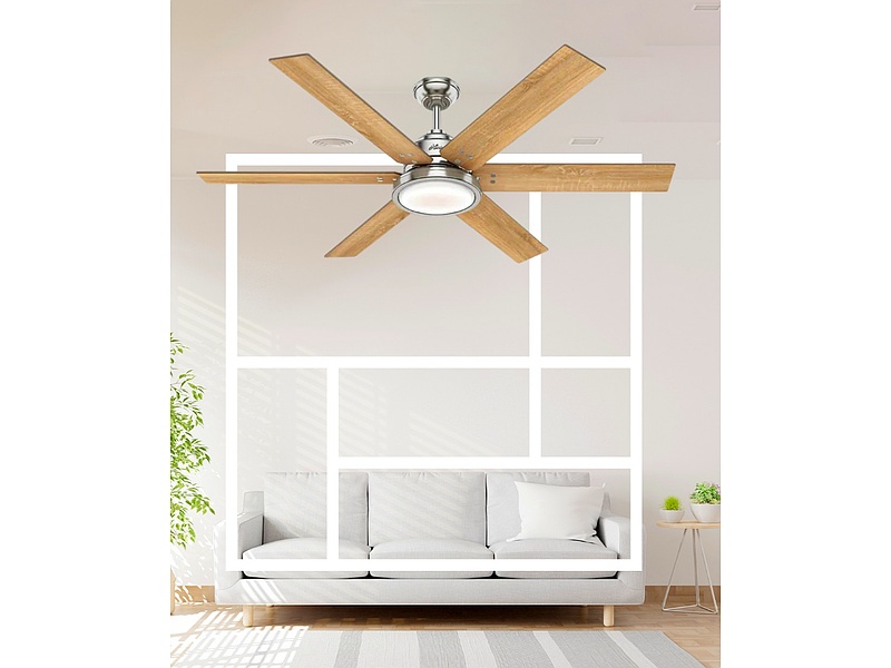 Ventilador techo maderoso México 