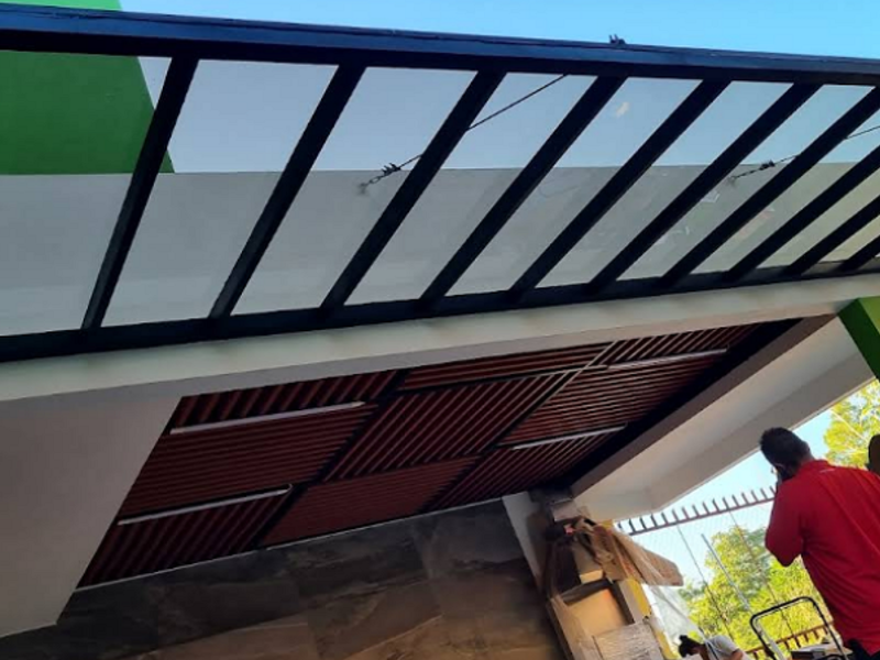 Cubierta de aluminio color negro Palenque