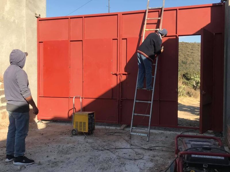 Porton abatible en Baja California 