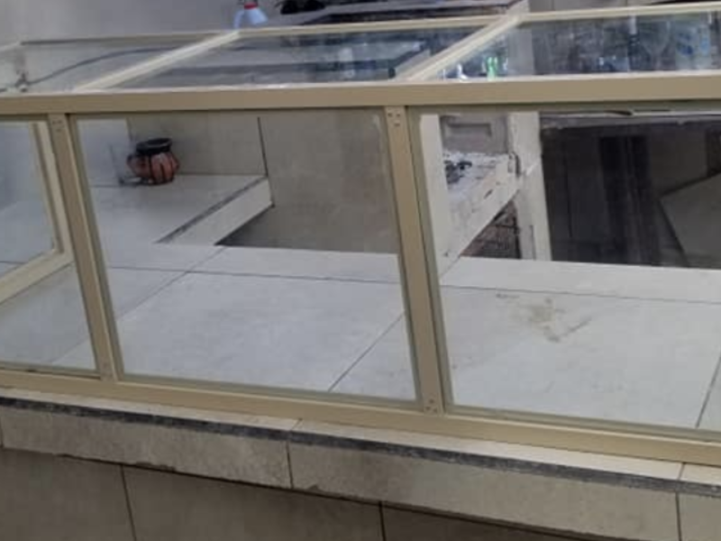 Ventana Aluminio Grande Negro México